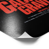 Sci-Fi Horror Movie Ad, Galactic Graveyard Fotodruck (Ecke)