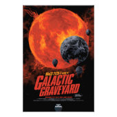 Sci-Fi Horror Movie Ad, Galactic Graveyard Fotodruck (Vorne)
