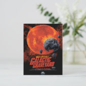 Sci-Fi Horror Movie Ad, Galactic Graveyard Postkarte (Stehend Vorderseite)