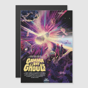 Sci-Fi Horror Movie Ad, Gamma Ray Ghouls Magneteinladung