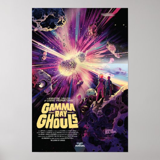 Sci-Fi Horror Movie Ad, Gamma Ray Ghouls Poster (Vorne)