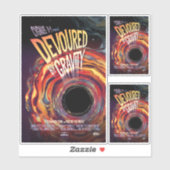 Sci-Fi Horror Movie Ad, gravity Aufkleber (Blatt)