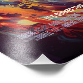 Sci-Fi Horror Movie Ad, gravity Fotodruck (Ecke)