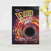 Sci-Fi Horror Movie Ad, gravity Karte (Gelbe Blume)