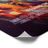 Sci-Fi Horror Movie Ad, gravity Poster (Ecke)