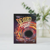 Sci-Fi Horror Movie Ad, gravity Postkarte (Stehend Vorderseite)