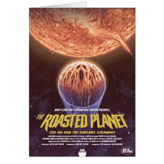 Sci-Fi Horror Movie Ad, The Roasted Planet (Vorne)