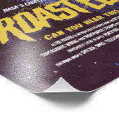 Sci-Fi Horror Movie Ad, The Roasted Planet Fotodruck (Ecke)