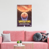 Sci-Fi Horror Movie Ad, The Roasted Planet Leinwanddruck (Insitu (Wohnzimmer))