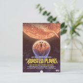Sci-Fi Horror Movie Ad, The Roasted Planet Postkarte (Stehend Vorderseite)