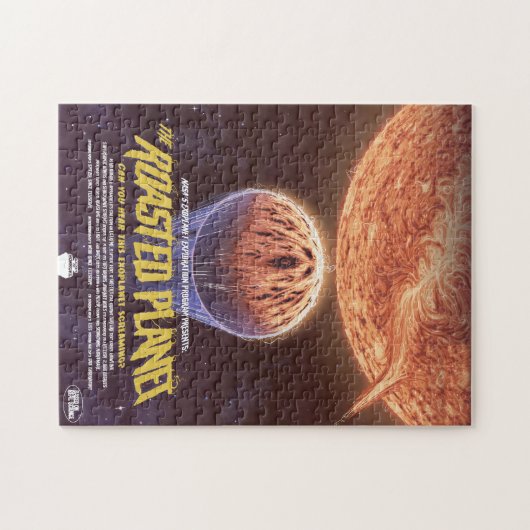 Sci-Fi Horror Movie Ad, The Roasted Planet Puzzle (Horizontal)
