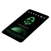 Sci-Fi Horror Movie Ad, unbekannt Magnet (Linke Seite)