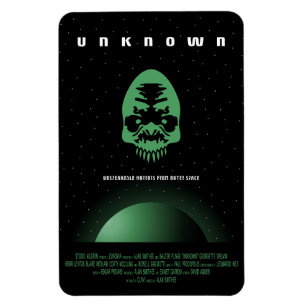 Sci-Fi Horror Movie Ad, unbekannt Magnet