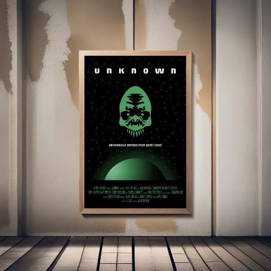 Sci-Fi Horror Movie Ad, unbekannt Poster