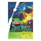 Sci-Fi Horror Movie Ad, Zombie Worlds Fotodruck (Vorne)