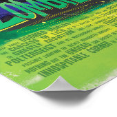 Sci-Fi Horror Movie Ad, Zombie Worlds Poster (Ecke)