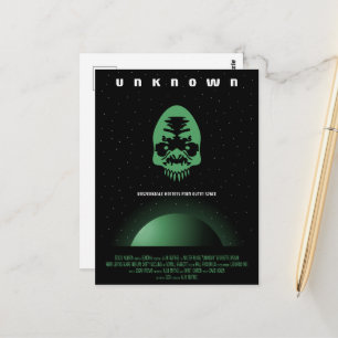 Sci-Fi-Horrorfilm-Werbung, Unbekannt Postkarte