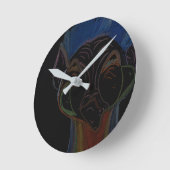 Sci-fi Hybrid Round Wall Clock Runde Wanduhr (Winkel)
