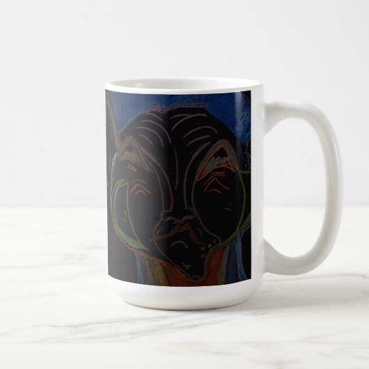 Sci-Fi-Hybrid-Tasse Kaffeetasse (Rechts)