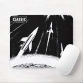 SCI-FI Klassik-Weltraum-Kunst-Mauspad Mousepad (Mit Mouse)