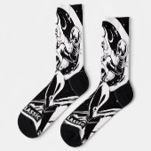 Sci-Fi-Klassiker: Cyber Punk Socken (Linkes Detail)