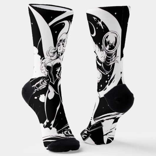 Sci-Fi-Klassiker: Cyber Punk Socken (Gewinkelt)