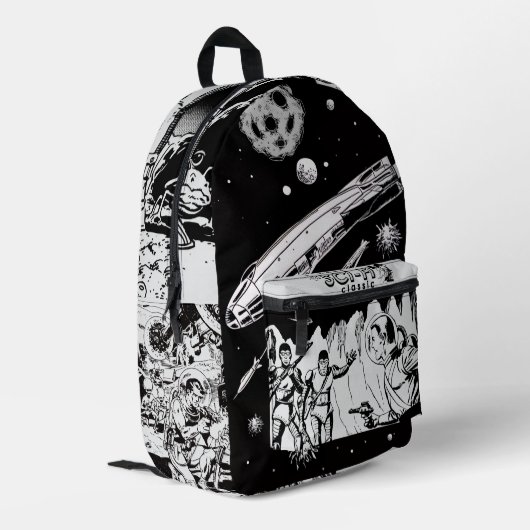 SCI-FI Klassiker-Rucksack Bedruckter Rucksack (Rückseitige Ecke links)