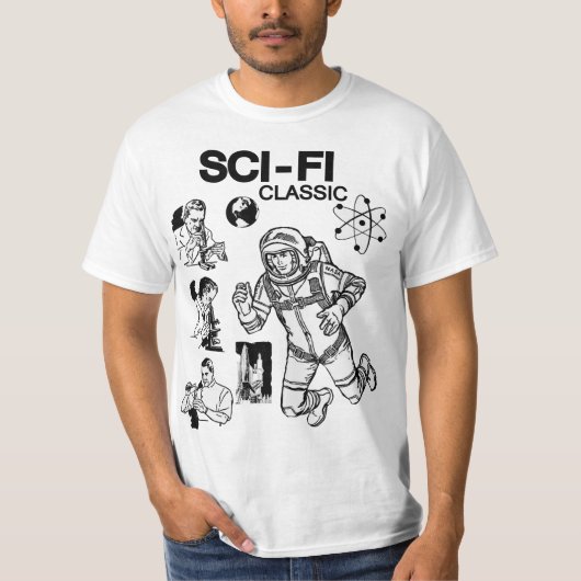 SCI-FI: Klassischer T - Shirt (Vorderseite)