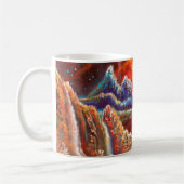 Sci Fi Landscape Painting Kaffeetasse (Links)