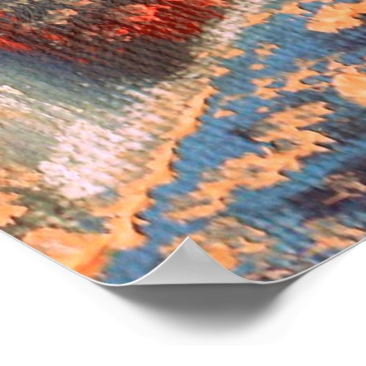 Sci Fi Landscape Painting Poster (Ecke)