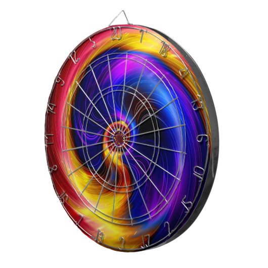 Sci-Fi Light abstrakt Art 3 Dartscheibe (Vorderseite rechts)