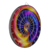 Sci-Fi Light abstrakt Art 3 Dartscheibe (Vorderseite Links)