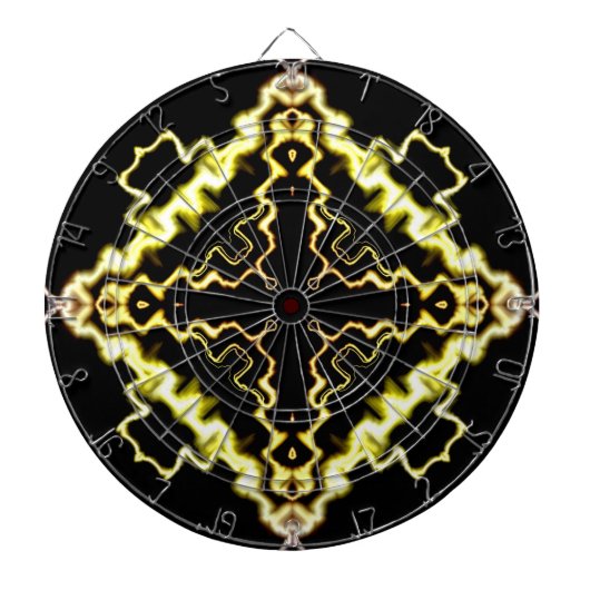 Sci-Fi Light abstrakt Art Dartscheibe (vorne)