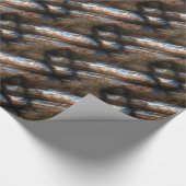 Sci-Fi Metal Art 2-5 Wrapping Paper Geschenkpapier (Ecke)