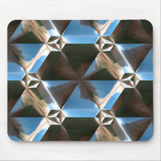 Sci-Fi Metal Muster 7 Mousepad Optionen