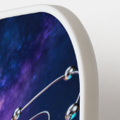 Sci-Fi Metallic Pickleball Orbital Core – Galaxy O Pickleball Schläger (Linke Seite)