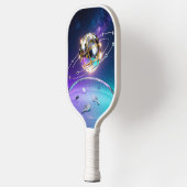Sci-Fi Metallic Pickleball Orbital Core – Galaxy O Pickleball Schläger (Links)