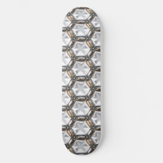 Sci-Fi Metallmuster 4 Skateboards