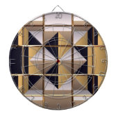 Sci-Fi Metallmuster 6 Dart-Karten Dartscheibe (vorne)