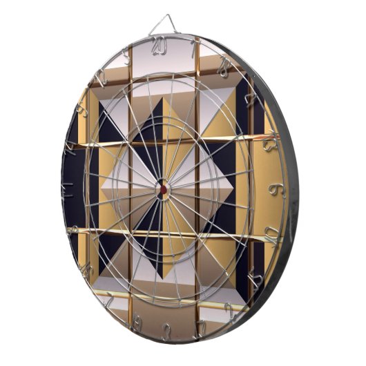 Sci-Fi Metallmuster 6 Dart-Karten Dartscheibe (Vorderseite rechts)