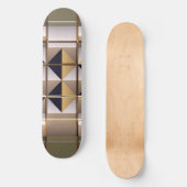 Sci-Fi-Metallmuster 6 Skateboards (Vorderseite)