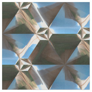 Sci-Fi-Metallmuster 7 kundenspezifische Gewebe Stoff