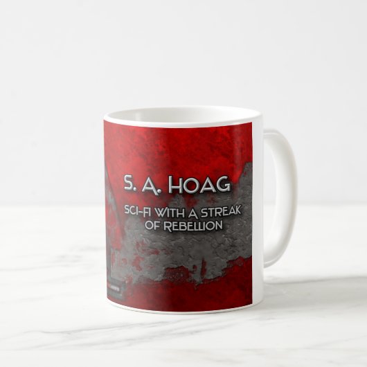 Sci-Fi mit einer Reihe von Rebellion Kaffeetasse (VorderseiteRechts)