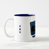 Sci - Fi Movies Blue Zweifarbige Tasse (Links)