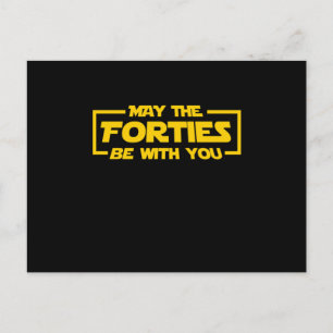 Sci-Fi-Nerd-Galaxie-Geek 40 Jahre alt 80er-Baby Ma Postkarte