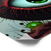 Sci-fi-Pflanze mit Auge Poster (Ecke)