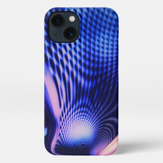 Sci-Fi Phone Case "Cyber Wormhole" iPhone Hülle (Rückseite)