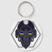 Sci Fi Plague Mask Schlüsselanhänger (Vorderseite)