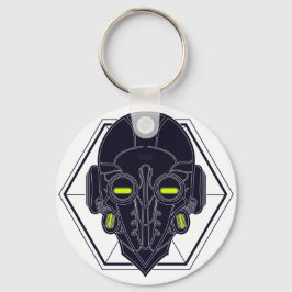 Sci Fi Plague Mask Schlüsselanhänger