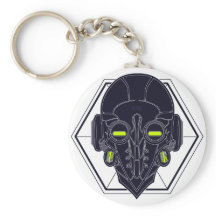 Sci Fi Plague Mask Schlüsselanhänger